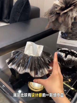 陶瓷可爱包包纸巾盒客厅高级感轻奢抽纸盒创意设计感高档茶几摆件#纸巾盒客厅 #桌面纸巾盒 #多功能纸巾盒 #多功能纸巾盒客厅 #上热门
