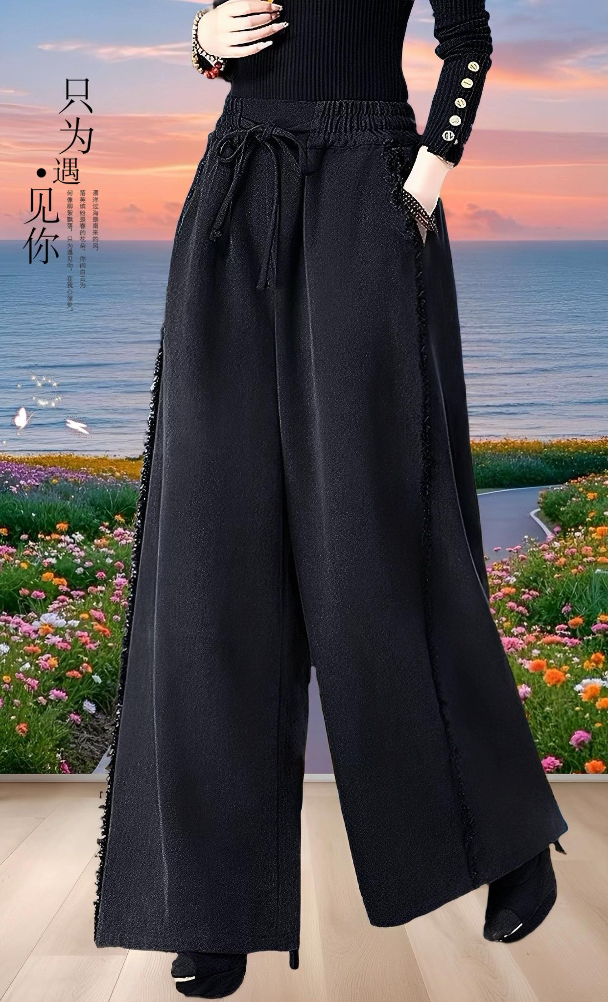 #春秋穿搭 #高品质女裤 #百搭裤子 #面料柔软舒适 #谁穿谁好看 @抖加🔥上热门🔥dou+🔥热点宝