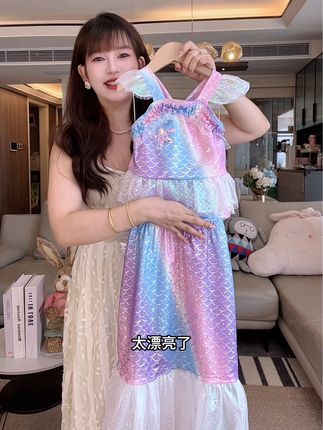 一定要给女儿安排上、女儿肯定开心到飞起、拍照超出片、面料柔软舒服还是速干的、闭眼冲、#2025红人夏季穿搭风向标 #初夏穿搭跺脚变装#人类幼崽的百变穿搭#无限回购的宝藏单品 #夏天穿什么