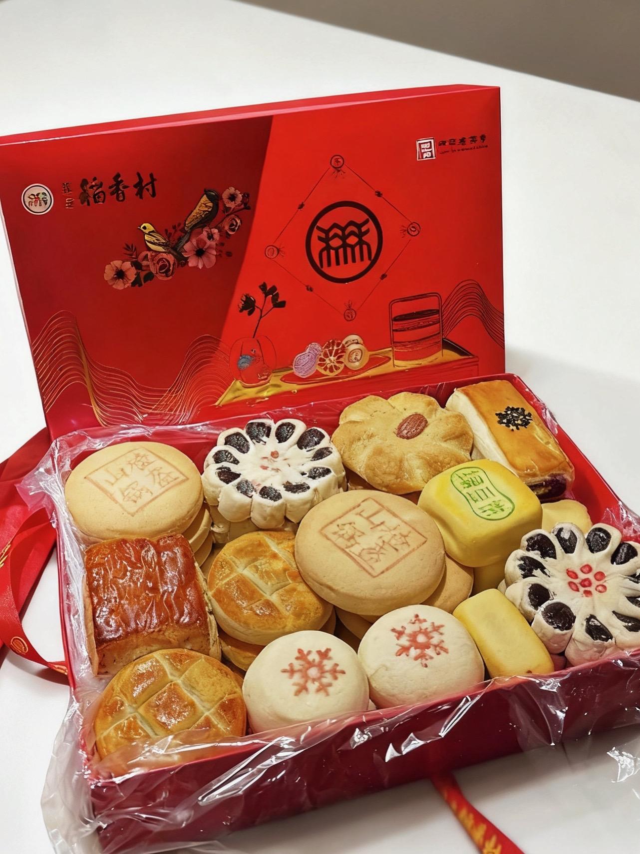 炫耀一下,我朋友从北京背回来的,里三层,外三层可重了#传统糕点 #中式糕点 #北京 #你想要的我都有 #礼盒包装