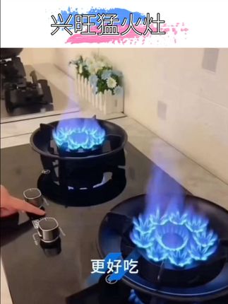 兴旺好太太燃气灶双灶家用天然气灶液化气灶猛火煤气灶大火力炉灶#兴旺猛火灶#兴旺