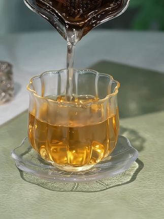 莲花主人杯 #好物推荐🔥 #玻璃杯 #杯子 #主人杯 #茶具