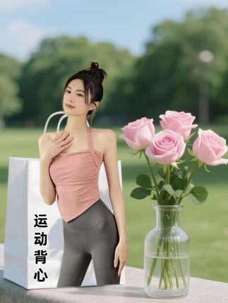 #健身穿搭  #美背背心 #好身材练起来 #运动女孩 #面料舒适透气