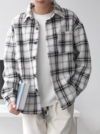 这款格子外套真的巨好看#潮流穿搭 #秋季穿搭 #ootd穿搭 #男生穿搭 #早秋穿搭