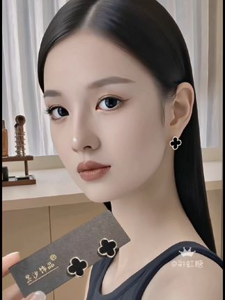 这款黑色四叶草耳环,妥妥四季款~大脸能衬得脸更小,小脸戴更显精致,不管啥时候戴都很绝,快冲!内容关联热点投稿可获更多流量更多> #我的七夕不出错清单 #迪丽热巴琥珀系变装太权威了 #杨幂地母造型好有生命力#美出高级感 #女神必备