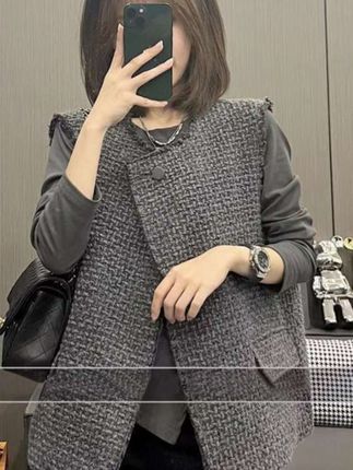 #穿搭 #马甲#外套#背心穿搭 #女装