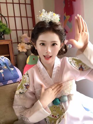 拍到了最适合这个手势舞的妆造们 #延吉公主 #转场 #秋天 #变装 #手势舞