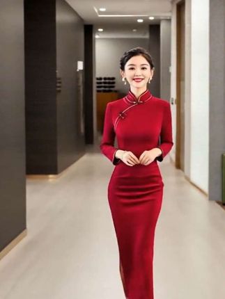#妈妈装礼服#旗袍#喜婆婆婚宴装#气质优雅#高端品质