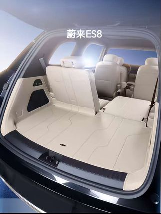 适用于26款蔚来ES8后备箱垫全包围尾箱垫#蔚来ES8 #汽车内饰改装 #后备箱垫 #全包围后备箱垫 #专车专用