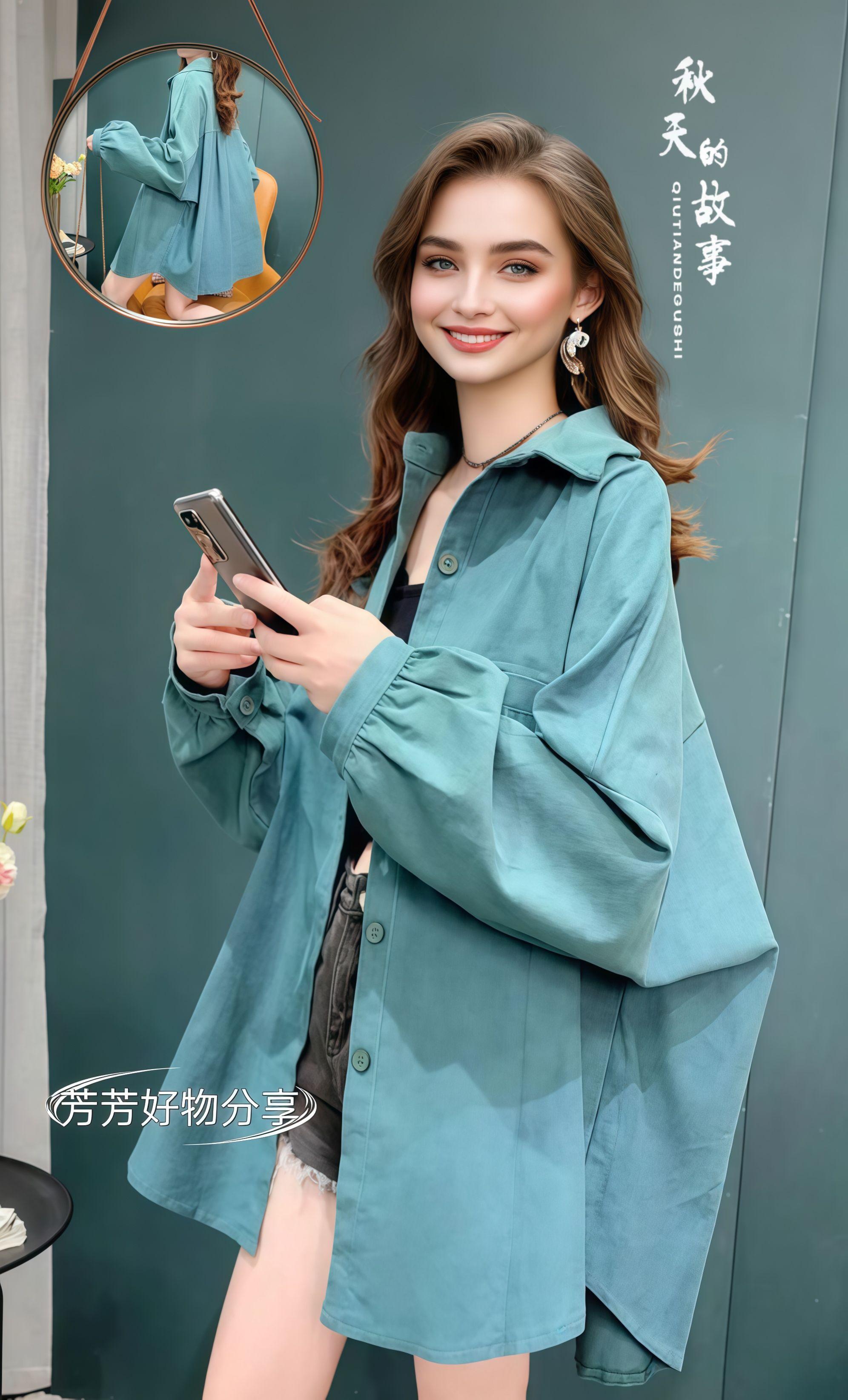 姐妹们,这件纯棉衬衫一定要试!面料柔软舒适,长袖能当外套,时尚又百搭。配牛仔裤、短裤或裙子都好看,穿起来优雅动人。这么美腻的衬衫,赶紧点链接入手~#春秋穿搭 #出游穿搭 #慵懒风穿搭 #衬衫穿搭 #谁穿谁漂亮 @抖加🔥上热门🔥dou+🔥热点宝