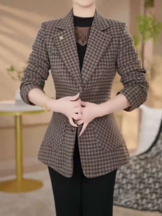 秋季韩版休闲小西装外套女 #女装 #西装外套 #休闲外套 #秋季穿搭 #时尚气质