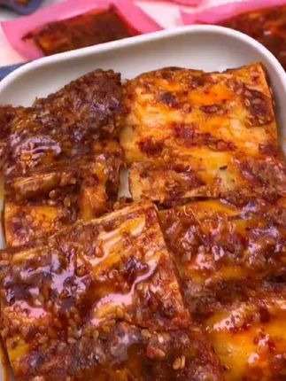 子康原切大块牛板筋麻辣即食休闲零食嚼劲解馋 开袋即食