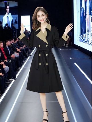 风衣外套#女装时尚穿搭 #风衣 #秋季穿搭 #风衣外套穿搭