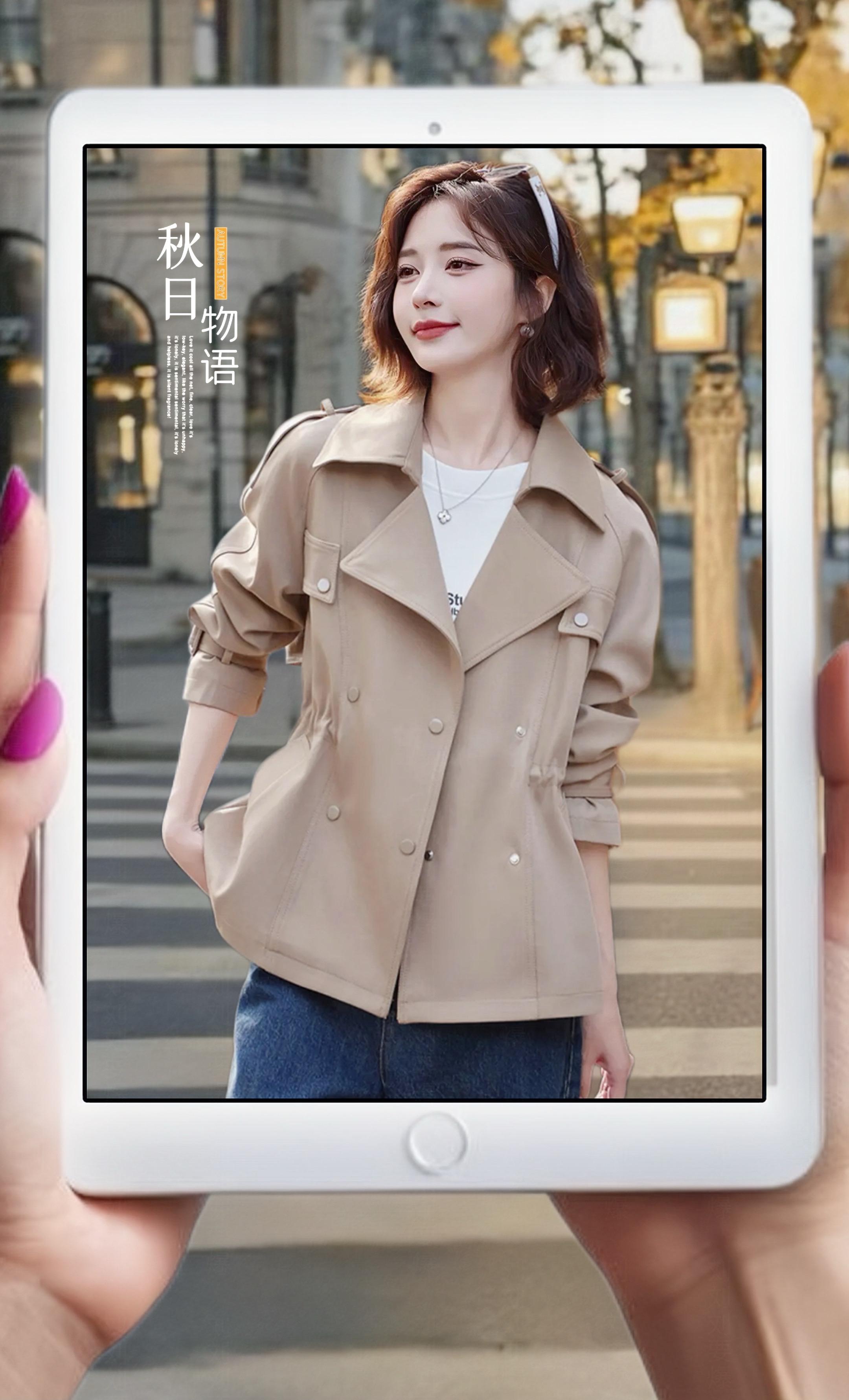 秋日氛围感小个子短风衣天花板。被诗凡黎这件短款风衣美到了!英伦风拿捏得恰到好处,气质党直接闭眼冲~短款+收腰设计太懂女生了!小个子穿不压身高,收腰剪裁还能悄悄藏住小肚腩,显瘦效果绝了。面料挺括有垂感,不会软塌塌没型,风一吹走路都带气场,通勤穿超显专业度。自带复古滤镜,搭衬衫、针织衫都好看,一衣多穿太值了。细节见质感,简约翻领低调透着轻奢感,日常或约会穿都很出片。秋天的仪式感,这件风衣给足了! #诗凡黎 #风衣穿搭 #英伦风 #通勤穿搭 #显瘦外套