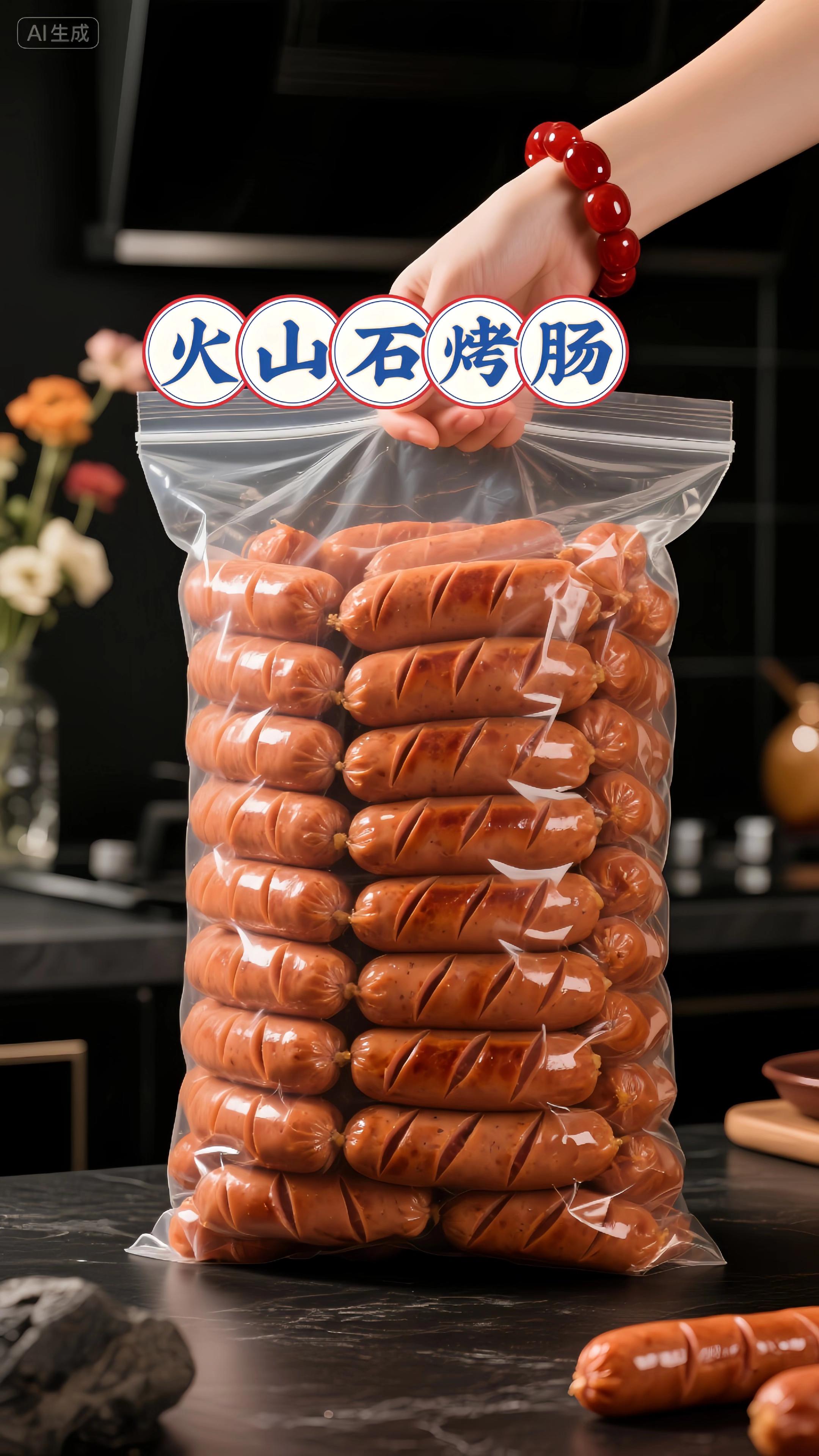 #火山石烤肠暴击!咬开的瞬间肉汁飙满嘴谁懂啊!这根烤肠刚拆包装,肉香就直往鼻子里钻,煎到表皮微微焦脆时滋滋冒油,光闻味就馋到不行! 用的是肥瘦黄金比的猪肉,没有乱七八糟的添加,咬下去全是扎实肉粒,完全没有淀粉的粉口感,弹牙又筋道。最绝的是爆汁感,牙齿刚碰到肉,肉汁就在嘴里散开,自带的焦香特别够味,根本不用额外加调料。 做法也超简单,煎、烤、微波3分钟就能吃。早上夹面包当早餐,中午配米饭当配菜,晚上追剧直接当零食,怎么吃都香。真空独立包装特别方便,一次一根不浪费,囤在冰箱里,饿了随时能解馋。 自从买了这烤肠,我家冰箱就没断过货,全家都爱吃!真心推荐给喜欢吃肉的朋友,这口肉香真的能治愈所有馋虫! #火山石烤肠yyds #爆汁肉肠#宅家必囤美食#快手解馋小食