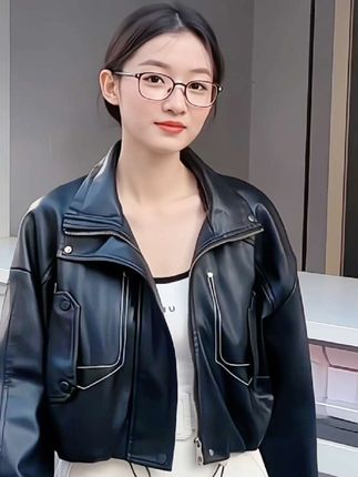 #我是又甜又酷的流光系少女#大学生快速穿搭#早秋通勤出游穿搭一起拿捏#被秋日氛围感穿搭拿捏了#琥珀流光风外套太适合秋天了