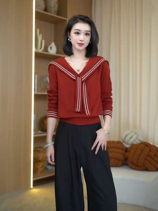 #高级感穿搭 #百搭上衣 #针织衫 #韩系穿搭 #谁穿谁好看