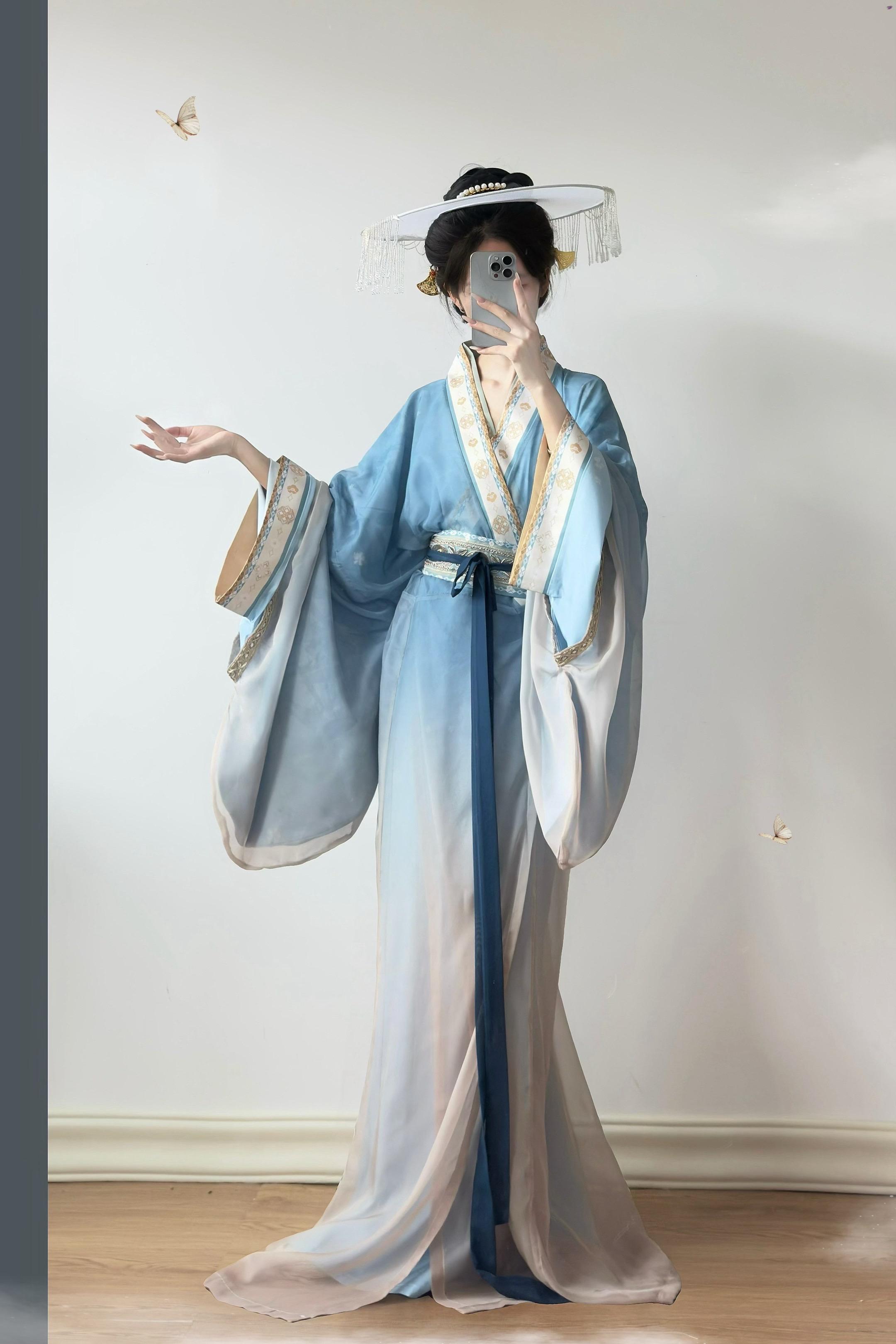 雨下一整晚#直裾 #汉服