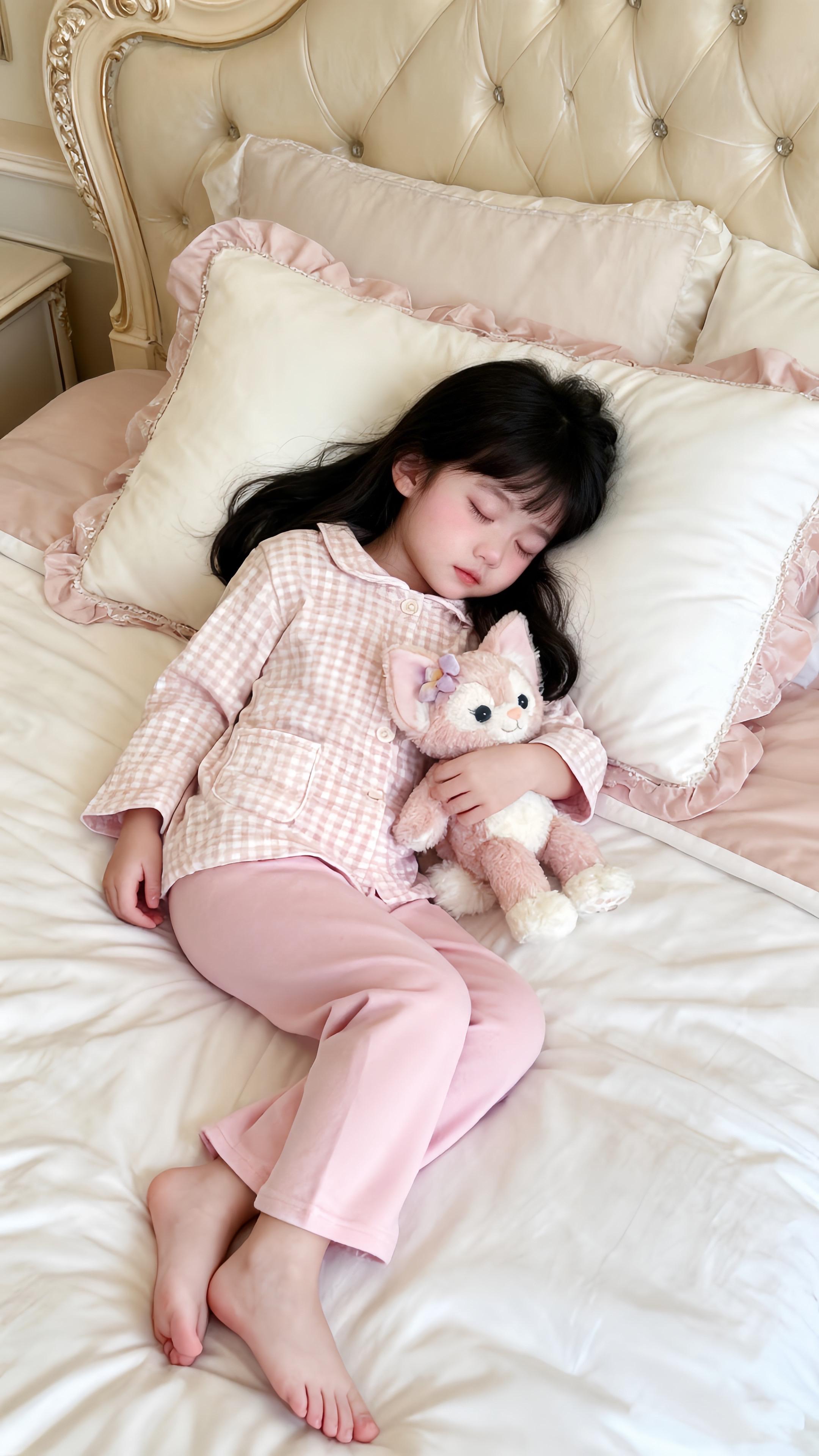 人生的幸事不多,有女儿算一个!#高品质童装 #生女儿就要这样穿#儿童家居服 #面料柔软舒适 #秋冬必备