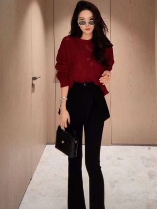 #ootd穿搭 #梨形身材穿搭 #时髦精的冬天这样穿 #百搭裤子 #今天穿什么