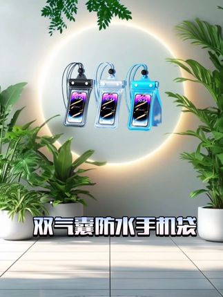 出门玩水游泳的一定带上手机防水袋,还能玩手机拍照两不误#手机防水 #美观实用 #超便宜超划算