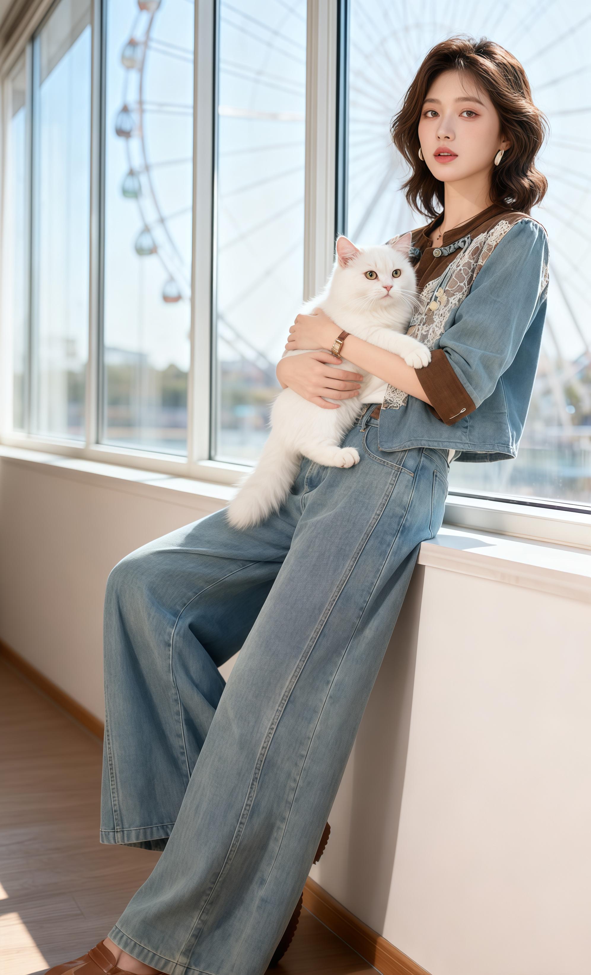 #新中式套装#牛仔套装#高级感穿搭#气质穿搭#时尚洋气@抖加🔥上热门🔥dou+🔥热点宝 @DOU+上热门 @DOU+小助手