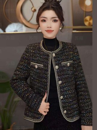 法式轻奢小香风时尚百搭秋冬休闲外套#小香风外套#百搭时尚#谁穿谁漂亮#减龄显瘦穿搭