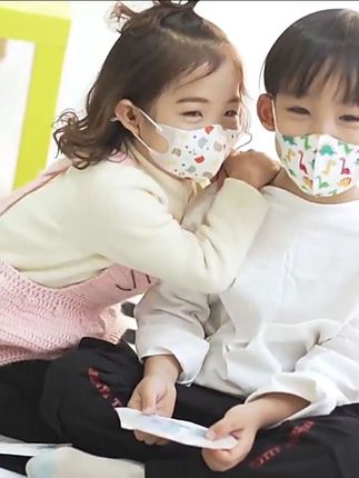 初医生医用外科口罩3d立体儿童0到6岁婴幼儿尺寸印花一次性独立装
