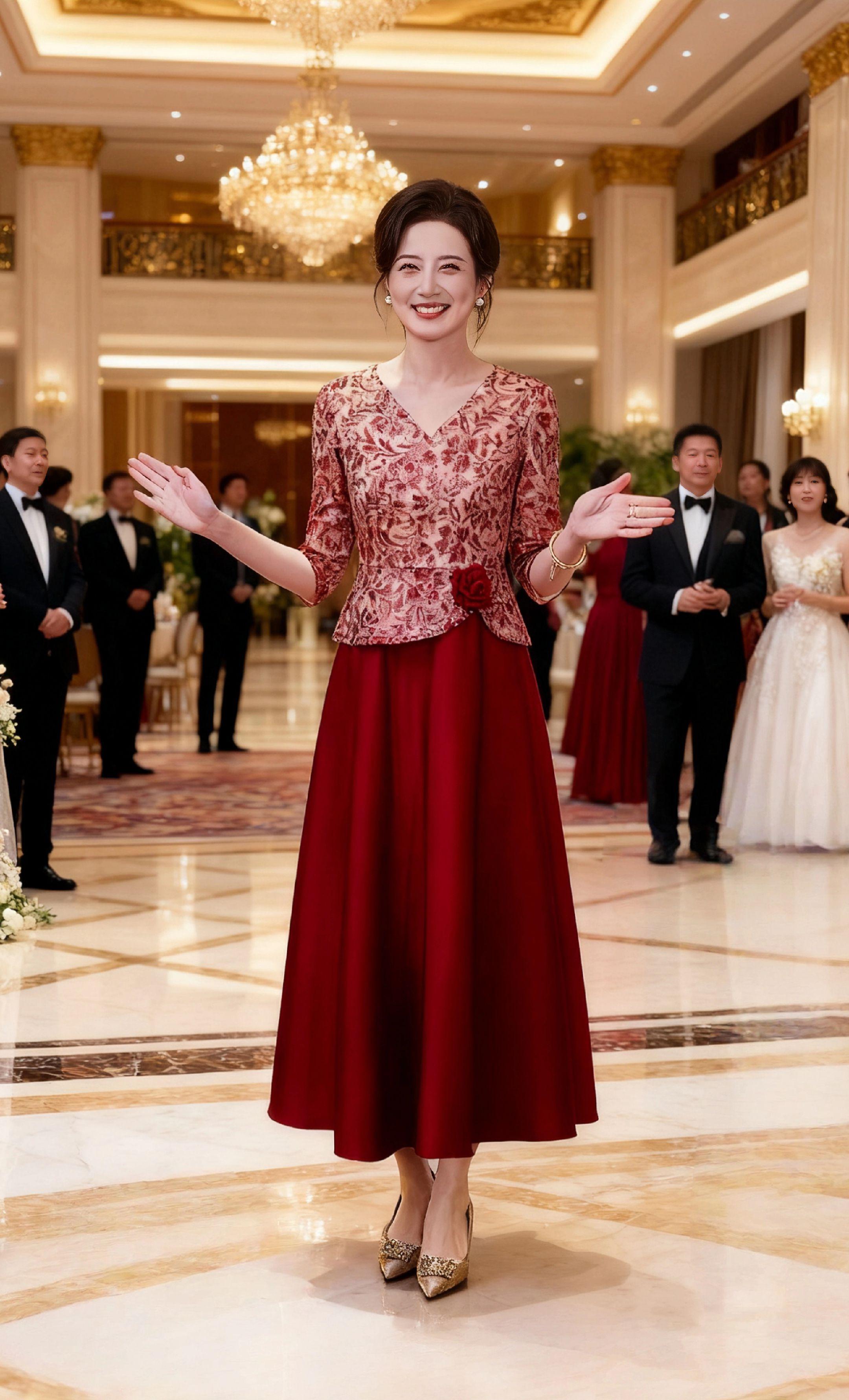 #优雅气质 #婚礼妈妈礼服 #婚宴妈妈装 #结婚 #婚礼妈妈装 @DOU+上热门