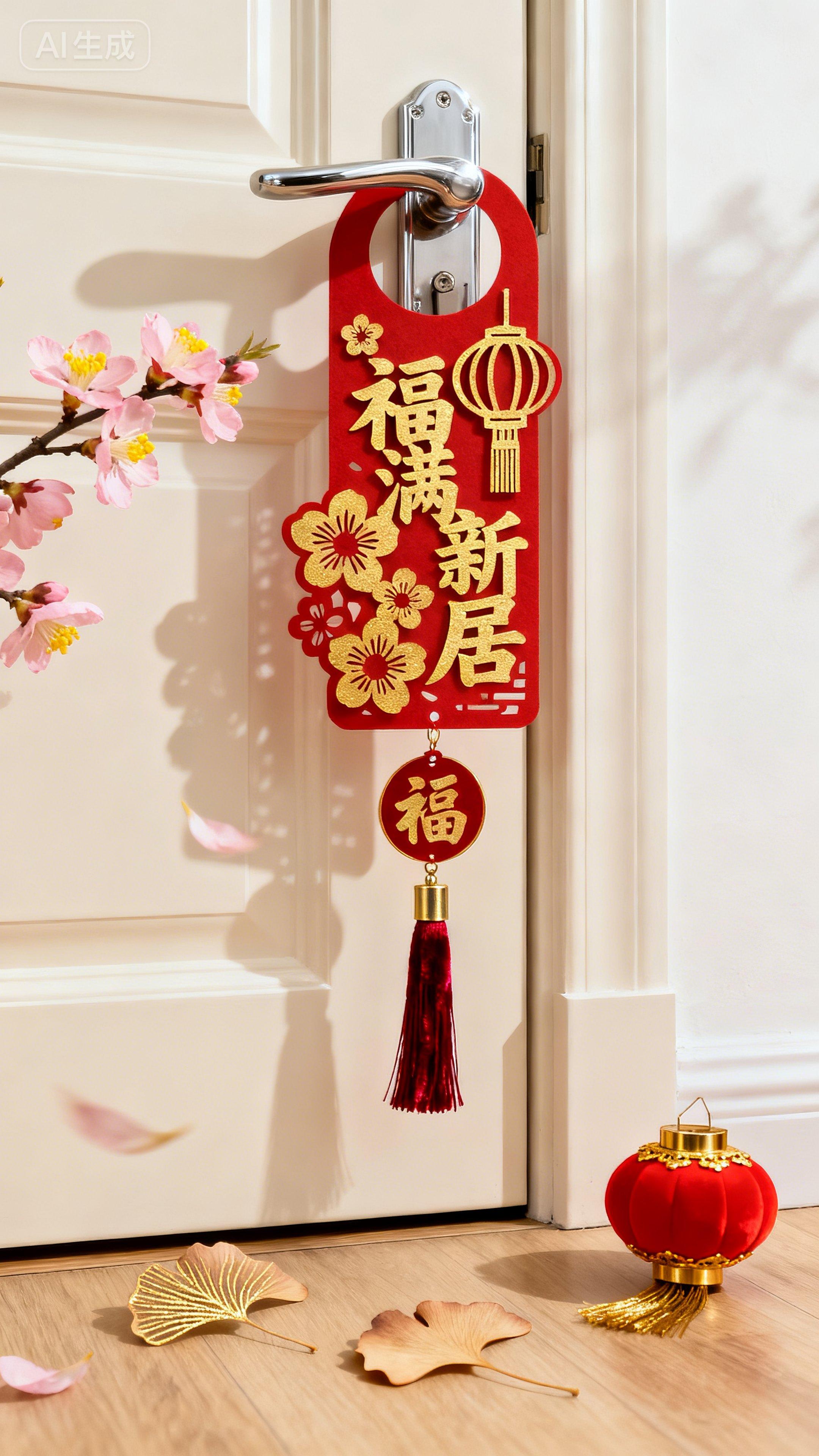乔迁门把手挂件。#乔迁之喜大吉大利 #乔迁之喜 #乔迁门把手挂件 #在抖音入手的好东西 #家居好物