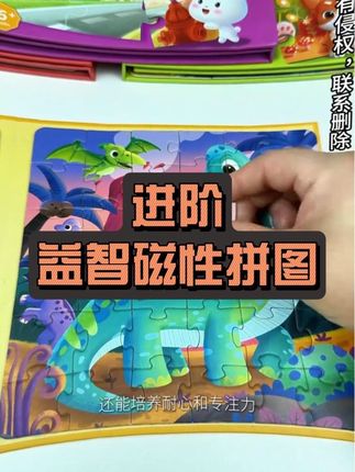 儿童进阶益智磁性拼图 儿童进阶益智磁性拼图0-3-6岁幼儿磁力早教宝宝男孩女孩少儿玩具#磁性拼图 #儿童益智拼图 #早教拼图 #益智磁力拼图