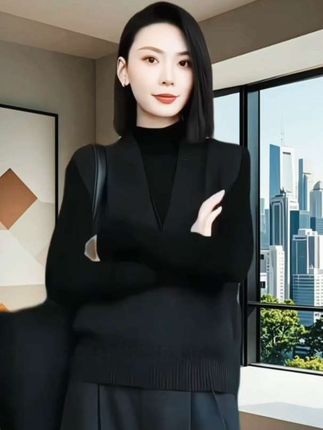 #针织马甲这也太好看了#减龄显瘦穿搭#保暖又好看#高端大气
