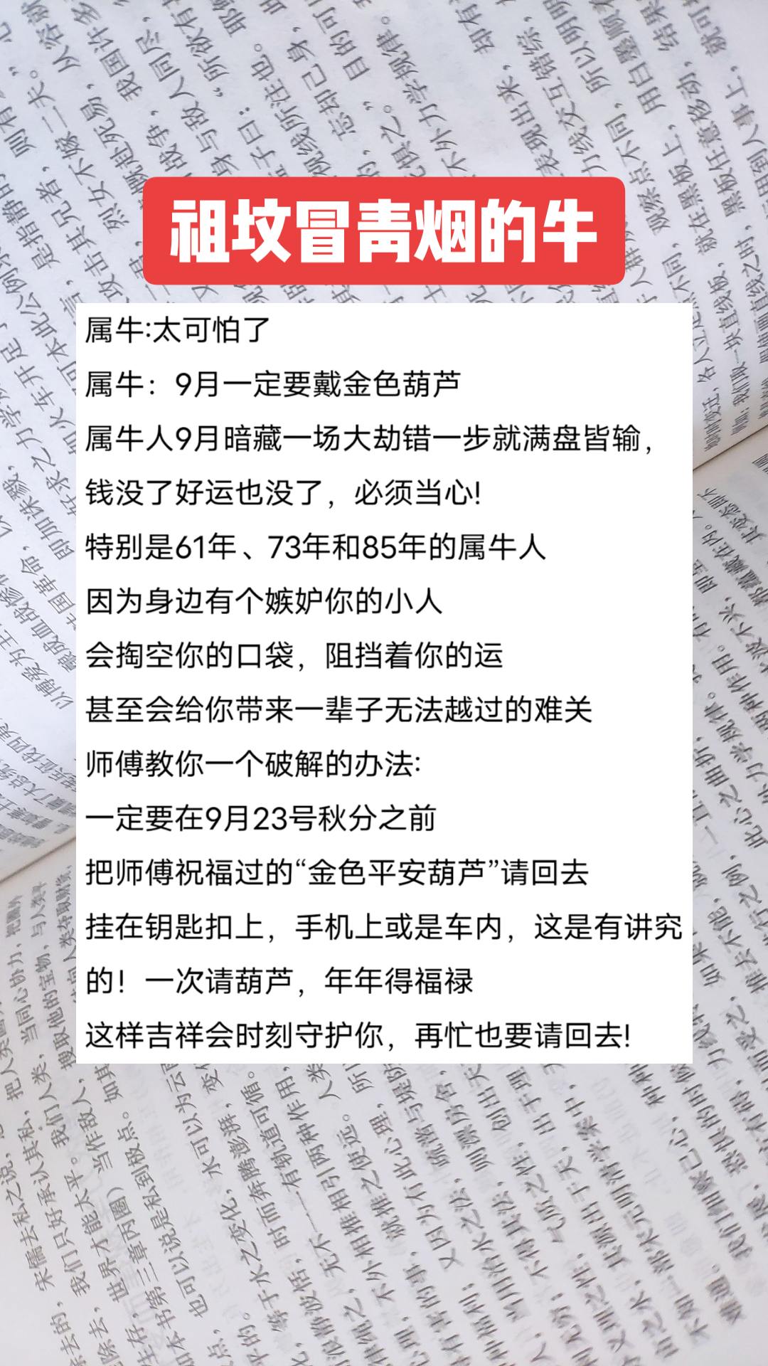 #1973年的牛 #1985年的牛 #1997年的牛