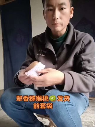 翠香猕猴桃🥝发货前套袋工作,大家抓紧时间抢购,大果不多了再买就是别人冷库里加了保鲜剂的了#翠香猕猴桃