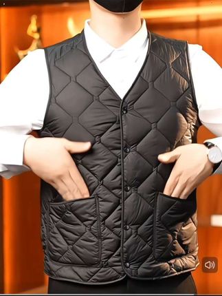 男士马甲,加绒夹棉加厚爸爸装,中老年秋冬内穿外穿保暖马夹。#男士马甲背心 #加绒加厚保暖马甲#男士穿搭 #每日分享
