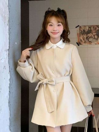 韩系早秋冬款小个子外套#温柔风穿搭 #ootd穿搭 #韩系穿搭 #甜美穿搭 #显瘦搭配