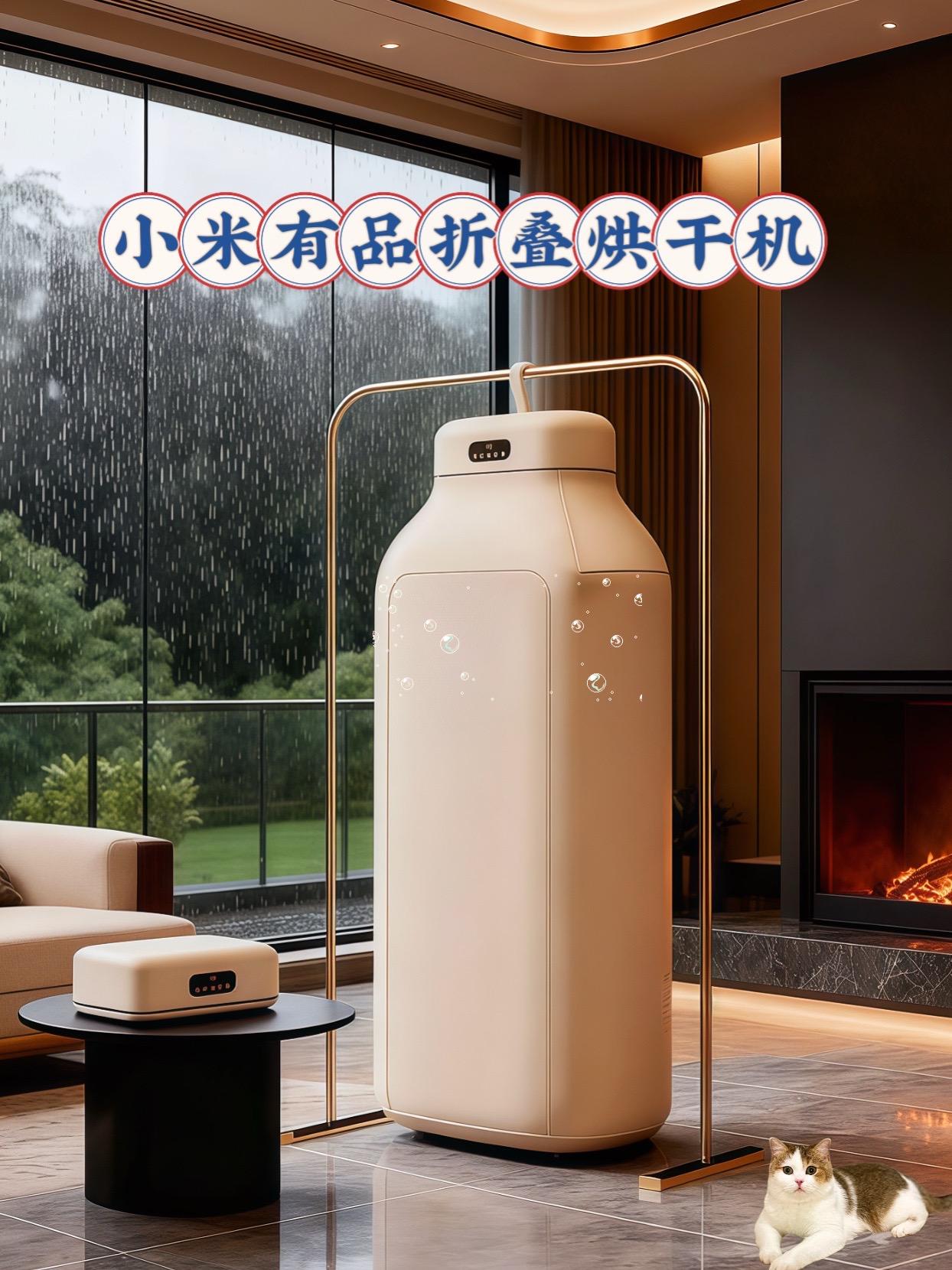 小米有品折叠烘干衣。#烘干衣 #好物推荐🔥 #折叠烘干机 #烘干机家用 #家居好物