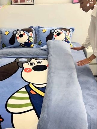 #创作灵感 #家纺床上用品 #牛奶绒四件套 #卡通牛奶绒四件套 #软软糯糯很舒服