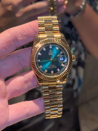 ICEGANG冰糖系列机械手表金绿配色,第一人称细节实物展示 #机械表 #手表 #礼物推荐