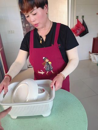 沥水篮厨房的好帮手,洗碗洗菜都能用得到,妈妈特别喜欢#记录真实生活