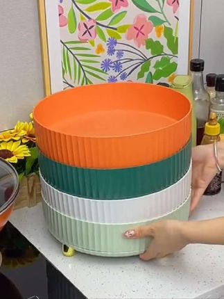在厨房里放一个这样的旋转调料置物架,各种瓶瓶罐罐的调料都能收纳,旋转的设计拿取也很方便,用完放在角落里也不占空间#调料置物架 #厨房置物架 #收纳整理 #厨房好物 #生活好帮手