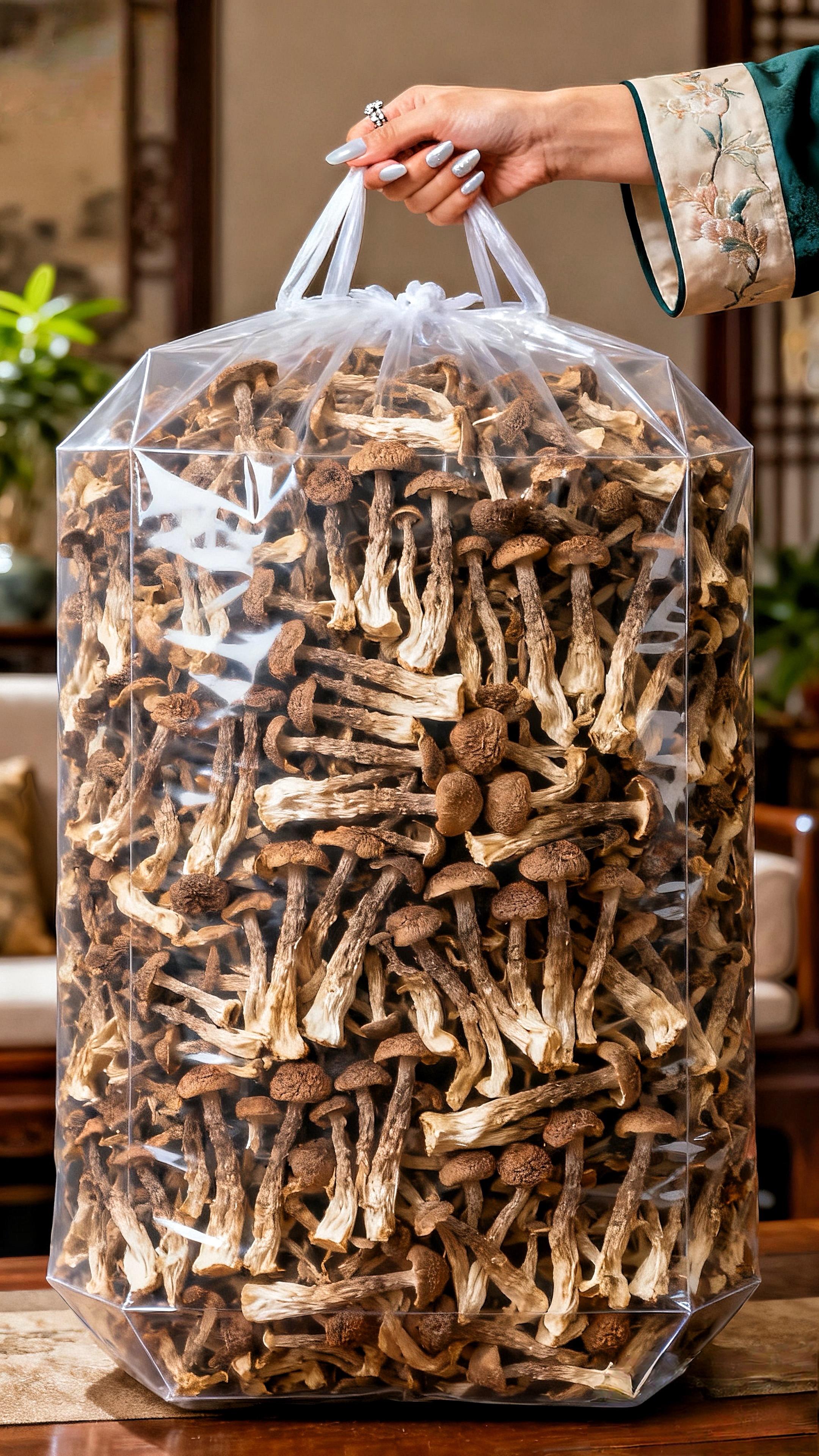 鹿茸菇干,口感醇厚 这款鹿茸菇干货耐储存、易处理,下班回家随便焖煮,脆嫩口感裹着鲜味儿,省时又下饭,厨房小白也能轻松拿捏!喜欢的家人们赶紧囤起来吧! #干货#鹿茸菇#口感非常好