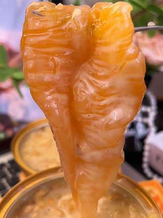 杨枝甘露燕窝花胶粥用料十足!肉眼可见的大花胶,宠爱自己真心不贵!#花胶 #花胶粥 #燕窝花胶粥 #口感特别好 #河马功坊