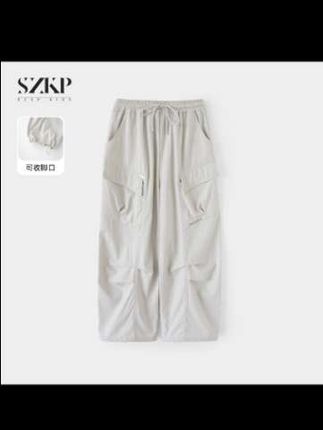 SZKP秋季新款女童休闲裤中大童时尚裤子潮款儿童工装裤#百搭工装裤 #时尚休闲 #柔软亲肤 #潮流穿搭 #谁穿谁好看