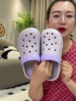 给孩子买拖鞋,一定要买Eva的,孩子的脚丫子不会捂的酸臭#母婴好物 #儿童洞洞鞋 #儿童拖鞋