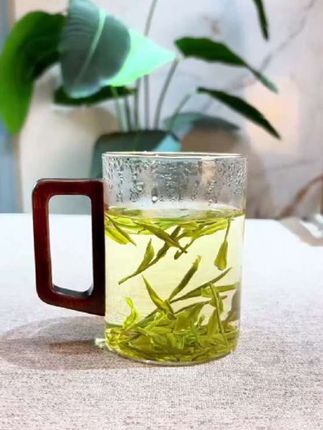 轻奢加厚玻璃耐高温玻璃杯套装,高硼硅玻璃带把杯,6只装450毫升容量晶莹剔透加厚玻璃,茶几喝水杯#茶杯#水杯#玻璃杯#泡茶杯#杯子