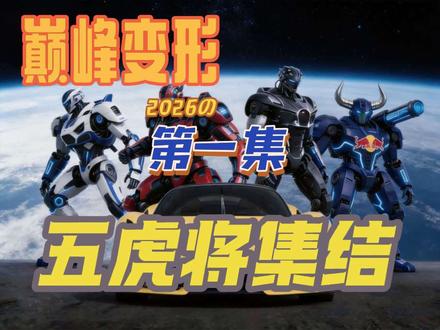 巅峰极速变形汽车人(第一集)五虎将集结 巅峰极速五大传奇超跑变形,机甲细节,有没有巅佬的最爱#巅峰极速
高燃变形引擎轰鸣+机甲音效,沉浸式观感
#变形金刚 #巅峰极速ai整活 #巅峰极速巅峰学院 #ai变形金刚