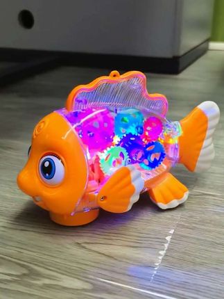 电动齿轮鱼 #儿童玩具 #灯光玩具 #齿轮鱼玩具 #宝宝玩具
