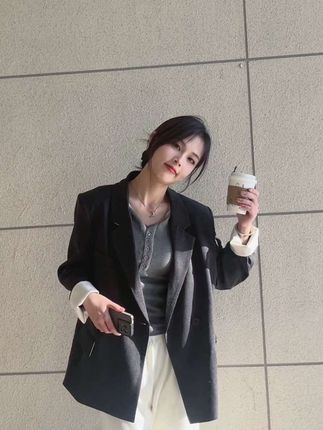 韩系时尚女装搭配,简约又大气#显瘦#实体店#早秋#品牌#上热门🔥