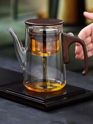 六祥新款磁吸飘逸杯#茶具好物推荐 #茶生活 #泡茶神器 #茶水分离杯 #高硼硅玻璃